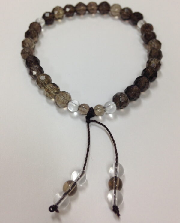 Smokey Quartz wrist mala meditation