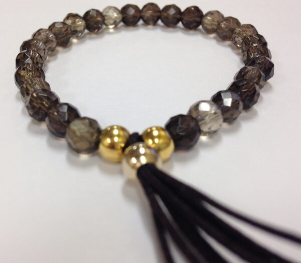 Smokey Quartz Mala bracelet meditation